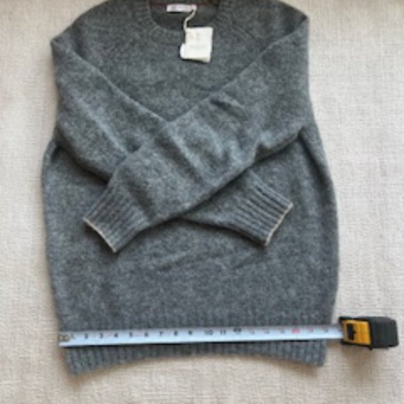 BRUNELLO CUCINELLI MEN'S WOOL BLEND CASUAL CREW NECK SWEATER/PULLOVER - SIZE 52 - Picture 7 of 9